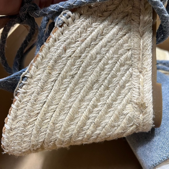 Joie Blue Phyllis Sandal Wedges - size 40 - never worn - Picture 6 of 6